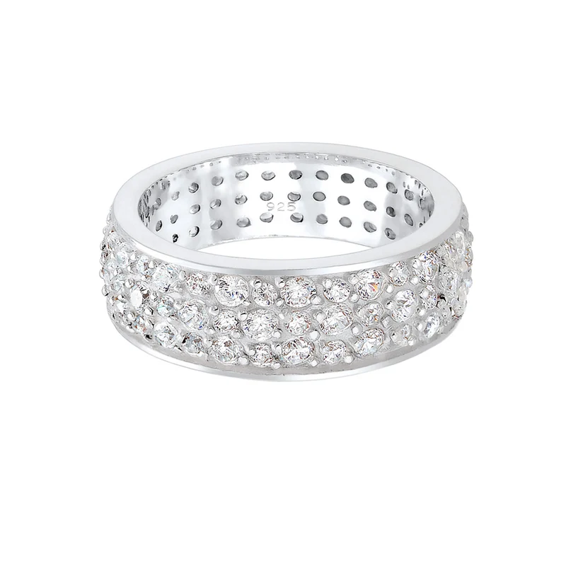Bandring | Zirkonia ( Weiß )