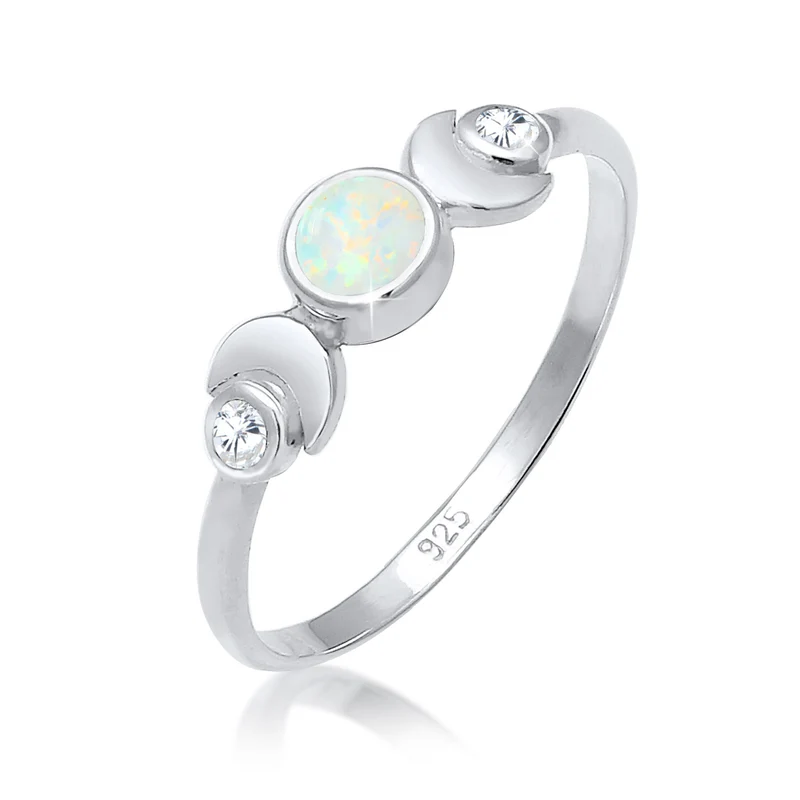 Ring Astro | Opal ( Weiß )