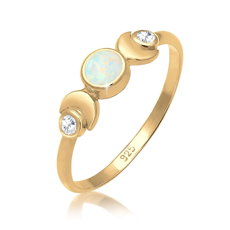Ring Astro | Opal ( Weiß )
