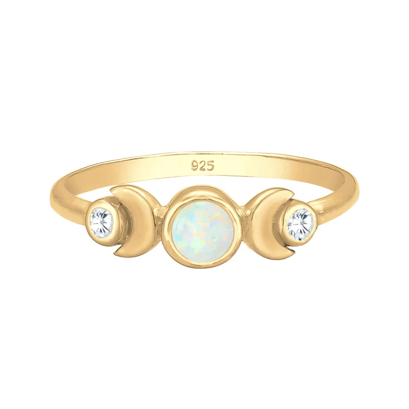 Ring Astro | Opal ( Weiß )