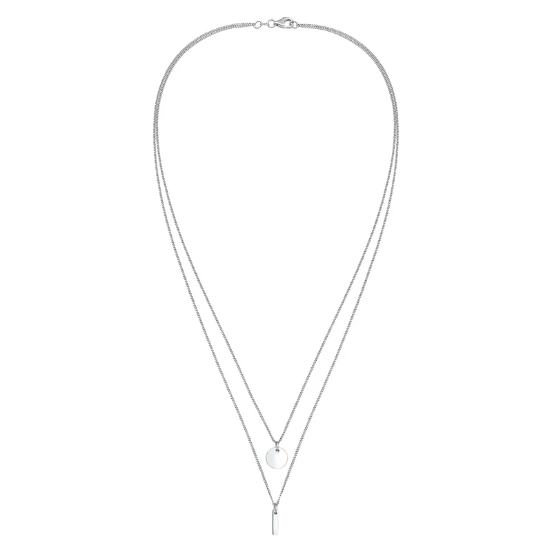 Layer-Halskette Stab Geo