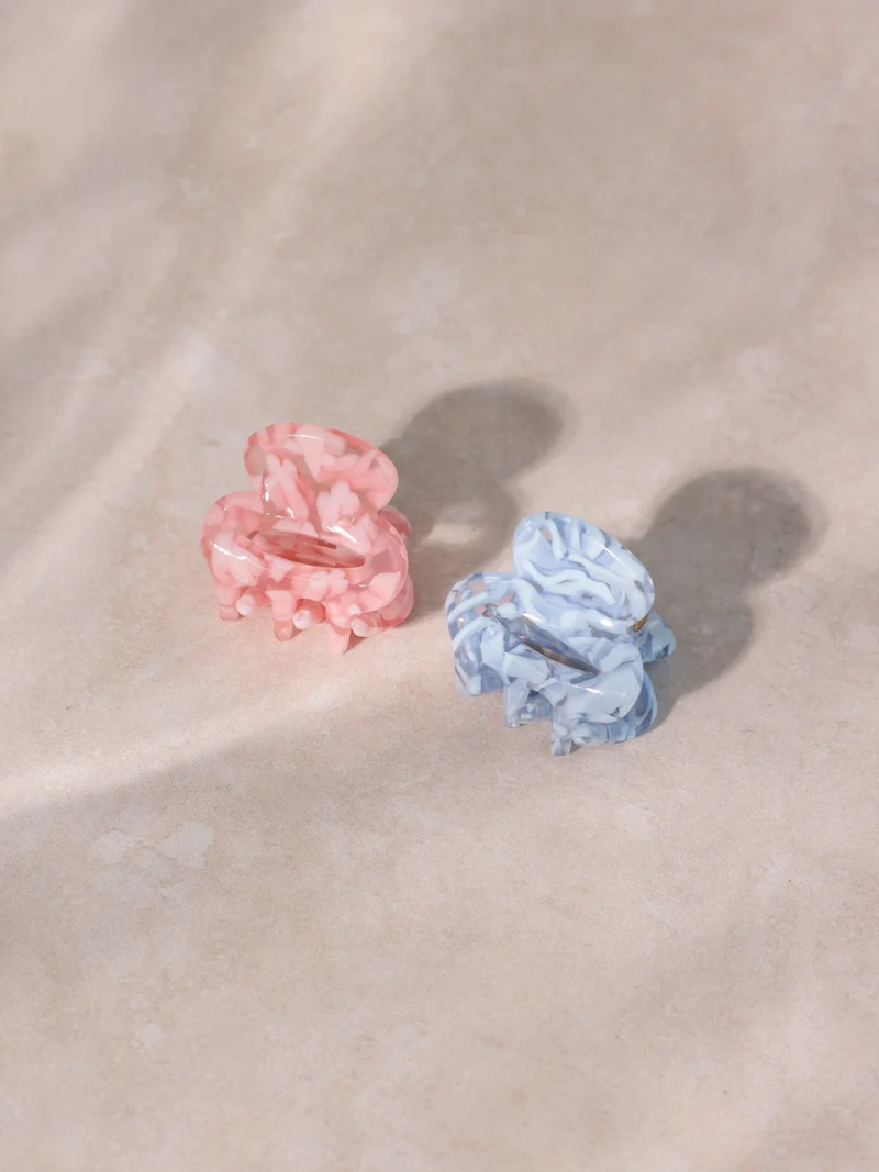 Vibrant Set Mini-Haarklammer Dreamy Blue Pink