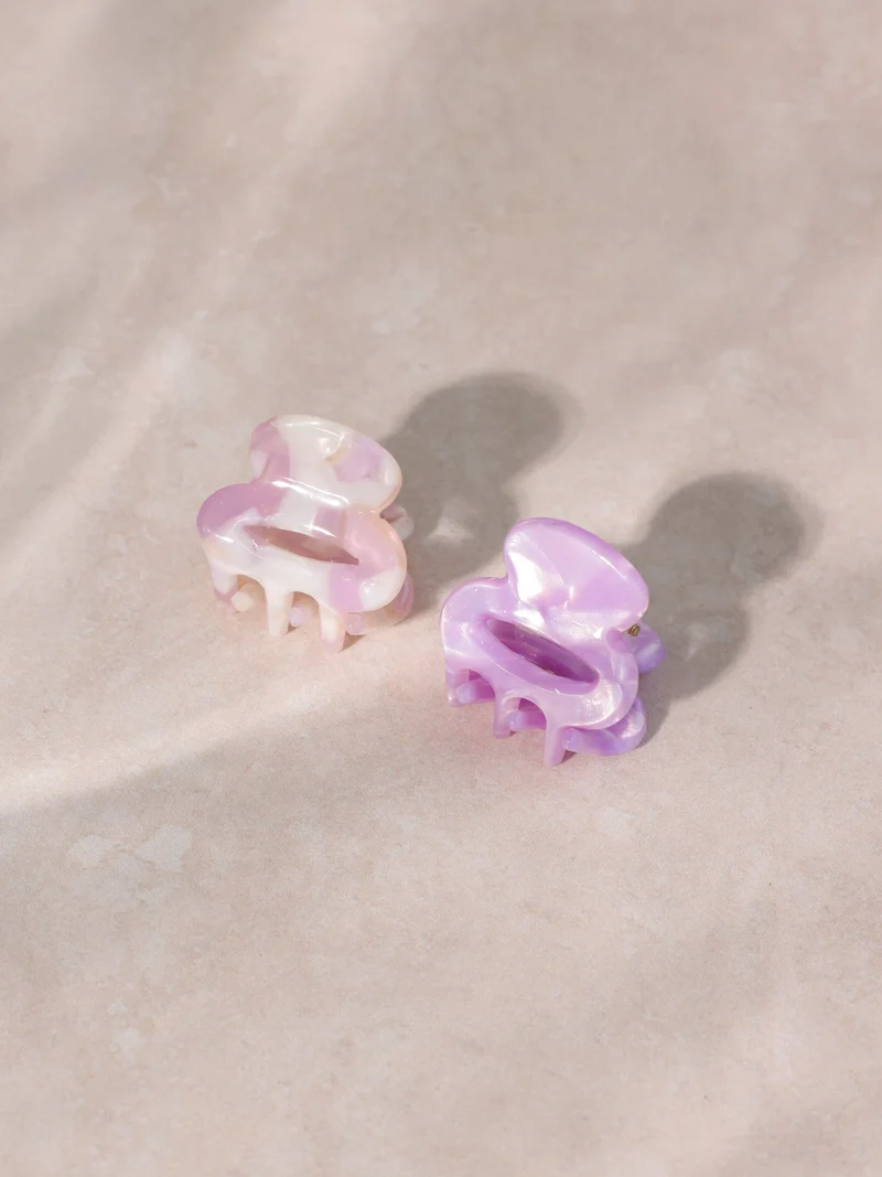 Vibrant Set Mini-Haarklammer Violet