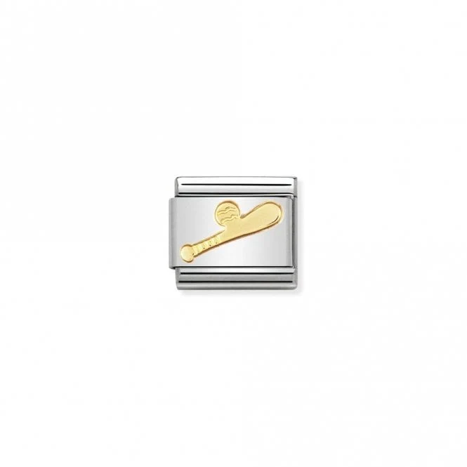 Classic Gold Baseball Bat Sports & Hobbies Charms