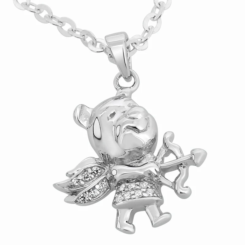 BÄRCHEN HALSKETTE 925 SILBER AMOR LIEBE SCHMUCK GESCHENK FREUNDIN BÄR