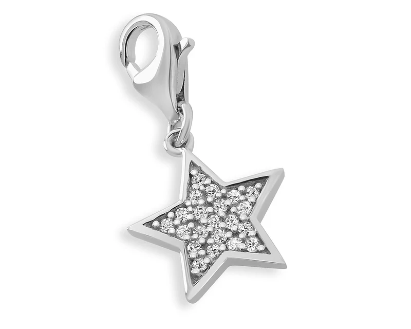 CHARM STERN SILBERSCHMUCK ANHÄNGER STERNCHEN CHARM ARMBAND