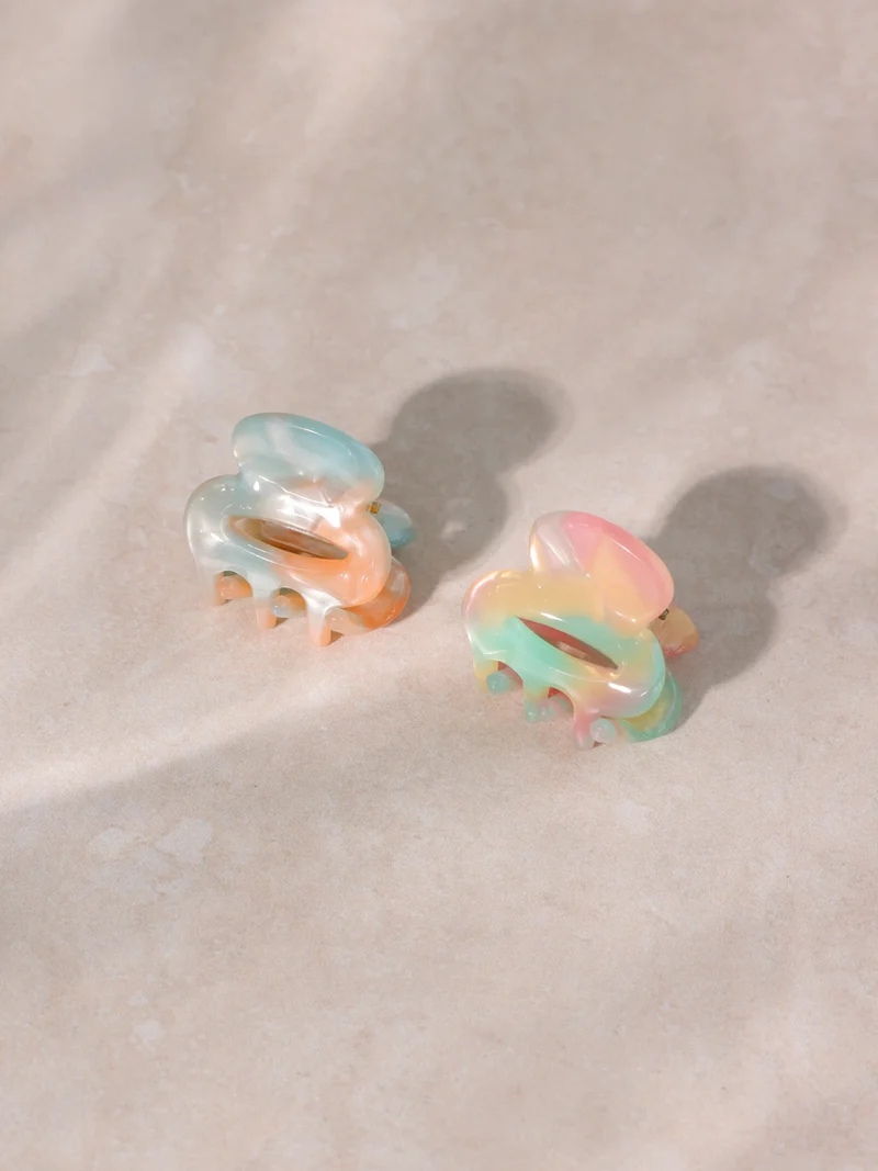 Vibrant Set Mini-Haarklammer Rainbow