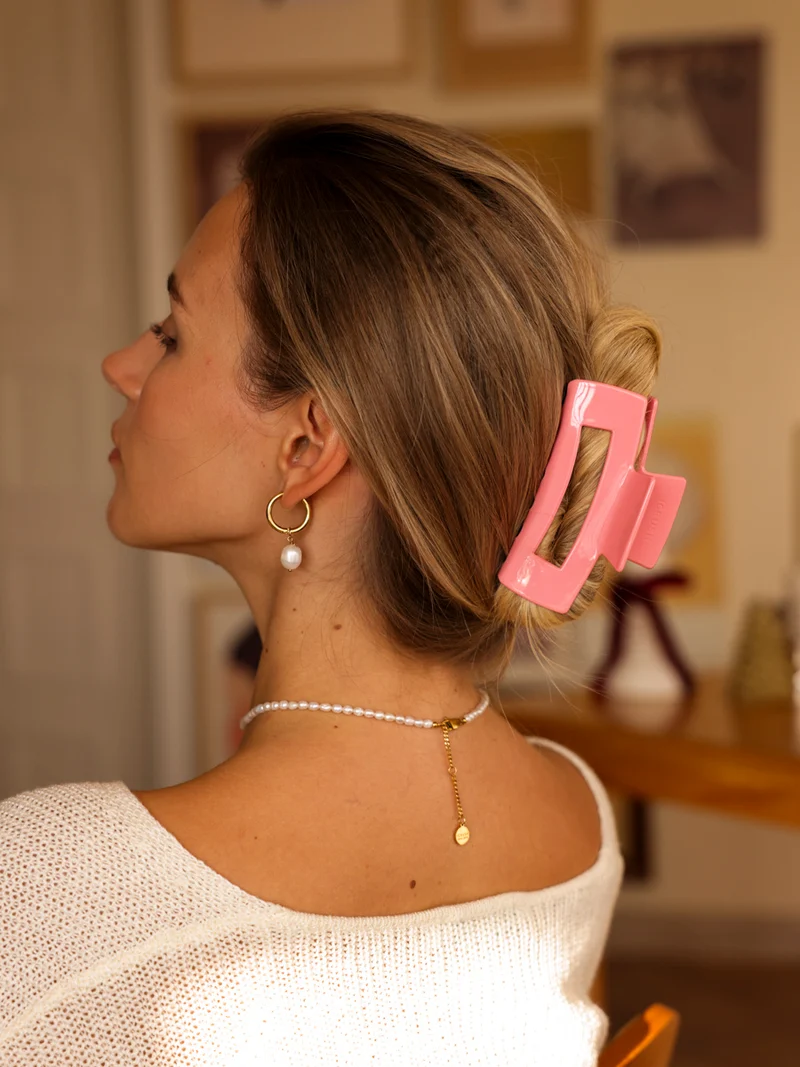 Modern Style Haarklammer Pink