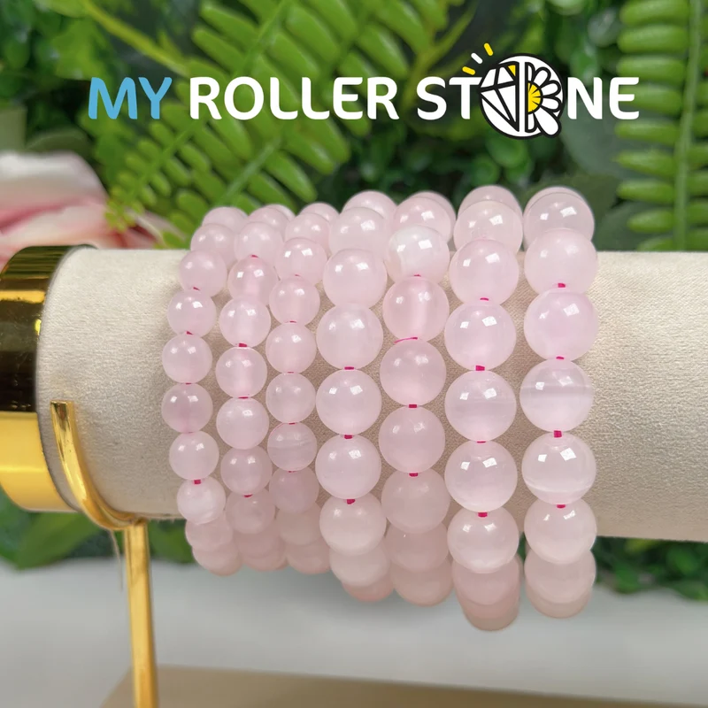 Armband aus rosa Mangano-Calcit