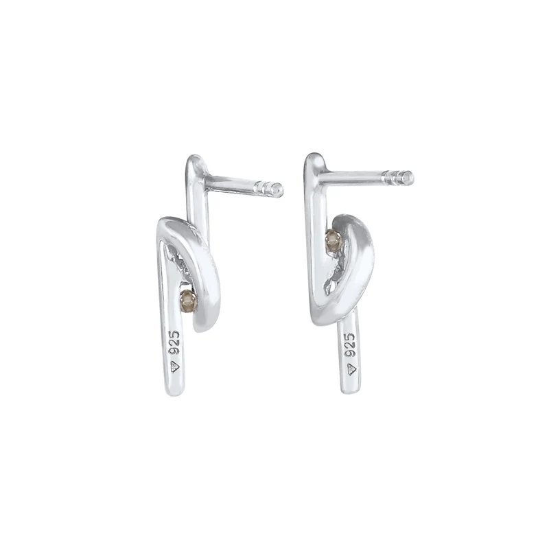Ohrstecker Geo | Diamant ( Weiß, 0,09 ct )