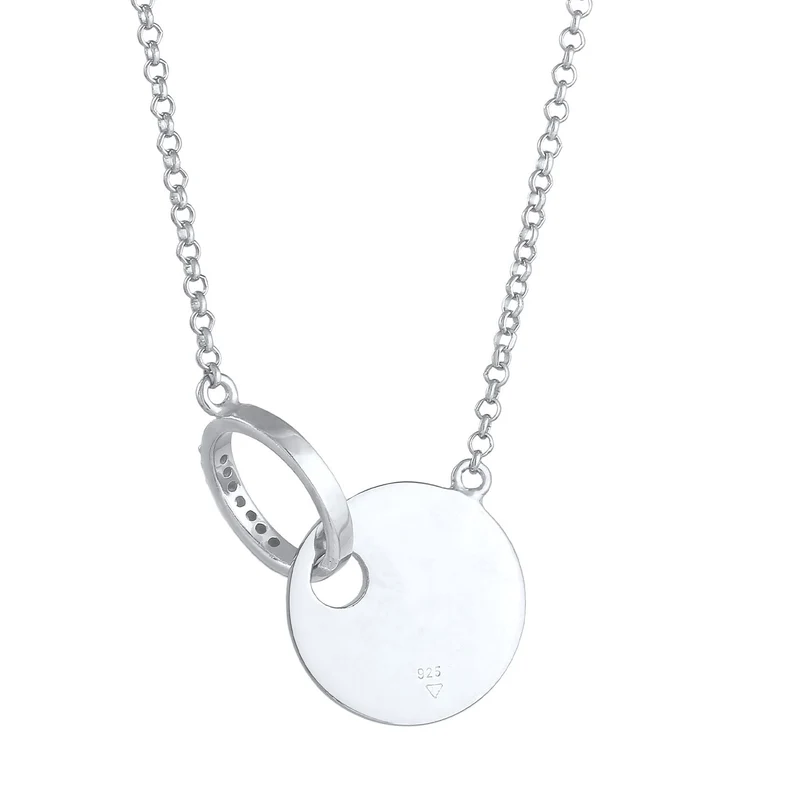 Halskette Geo | Diamant ( Weiß, 0,035 ct )