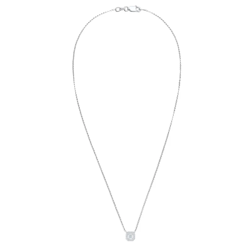 Halskette | Diamant ( Weiß, 0,16 ct )