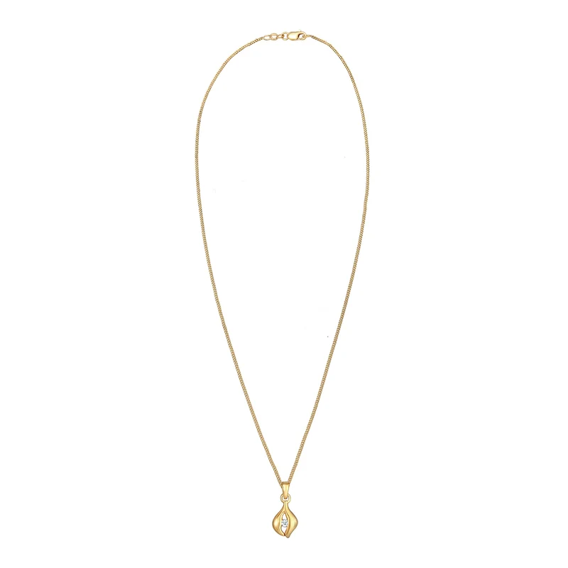 Halskette Tropfen | Diamant ( Weiß, 0,03 ct )