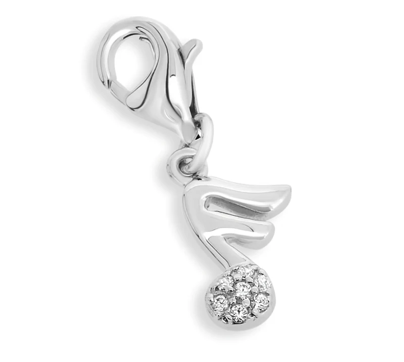 CHARM NOTE SILBER NOTEN ANHÄNGER SILBERSCHMUCK ONLINE