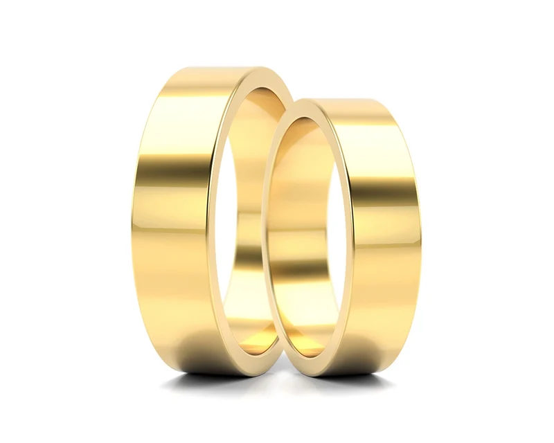 KLASSISCHE TRAURINGE AUS 750er GELB- ODER WEIßGOLD ZUR HOCHZEIT ONLINE JUWELIER
