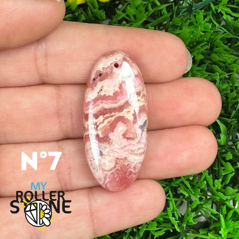 Rhodochrosit Durchbohrter Anhänger