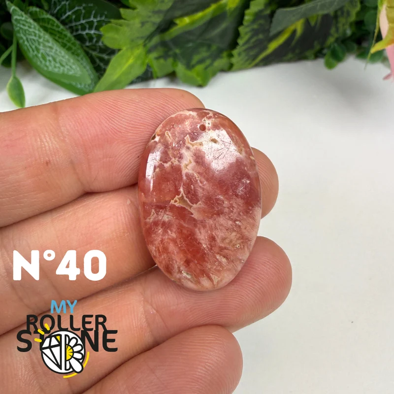 Rhodochrosit Durchbohrter Anhänger