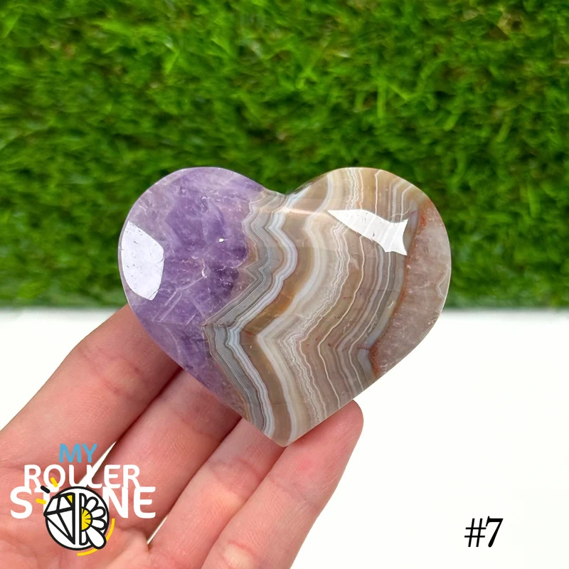 Amethyst-Achat-Herz