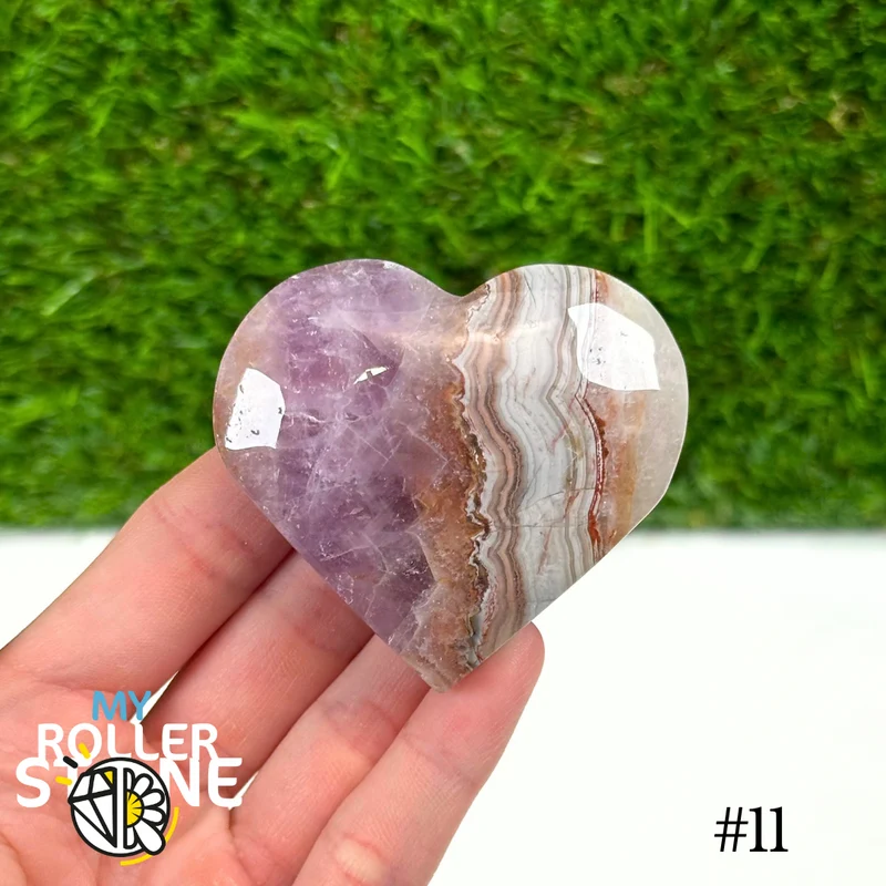 Amethyst-Achat-Herz