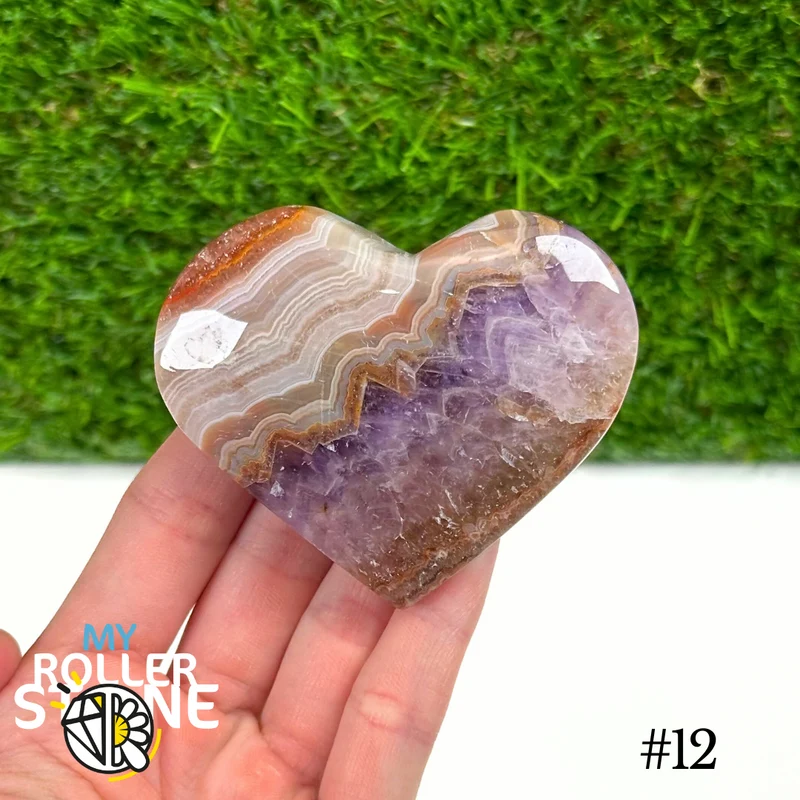 Amethyst-Achat-Herz