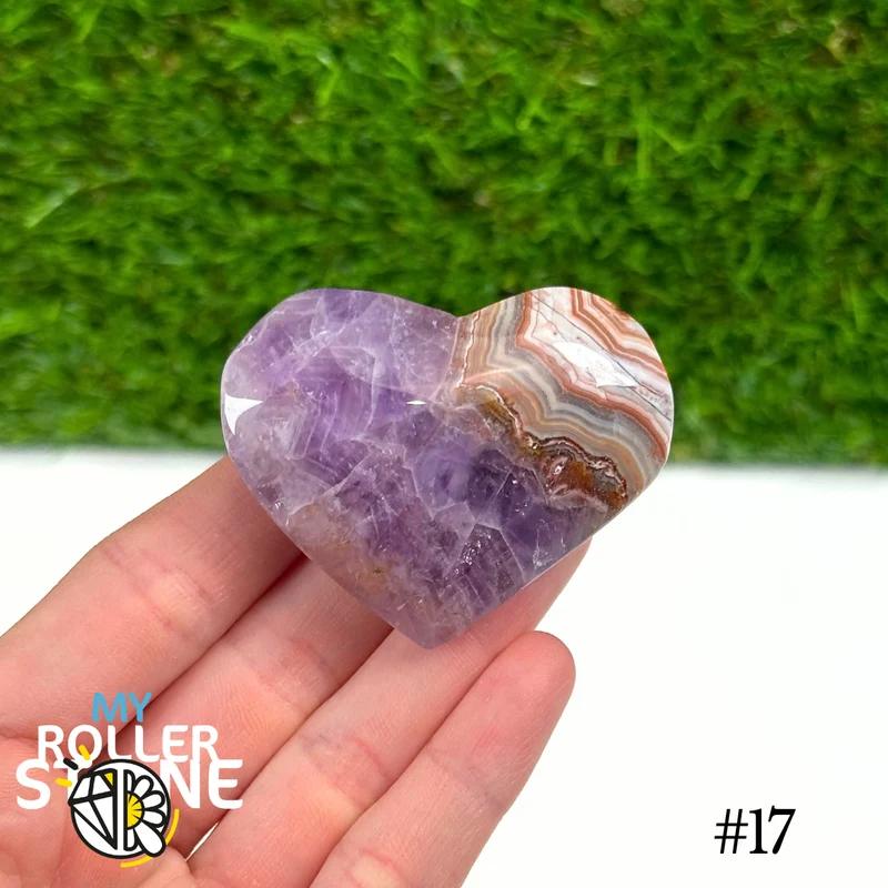 Amethyst-Achat-Herz
