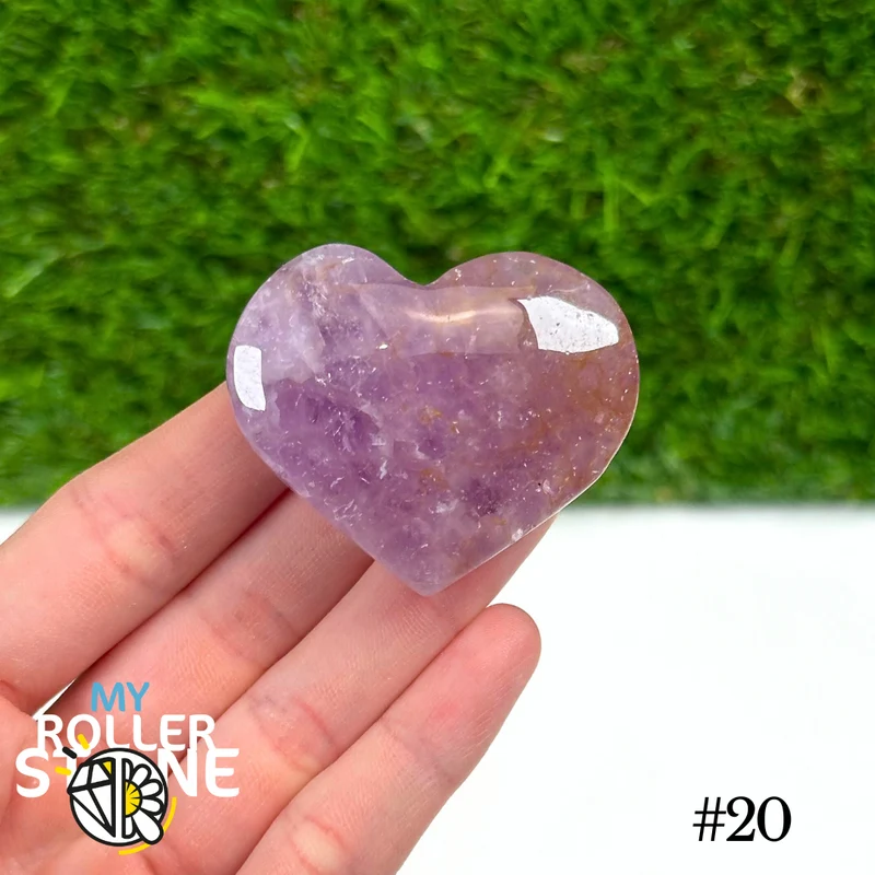 Amethyst-Achat-Herz