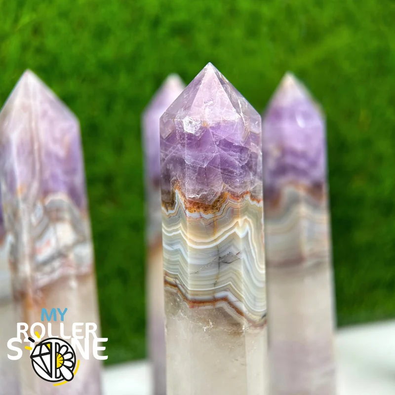 Amethyst-Achatspitze