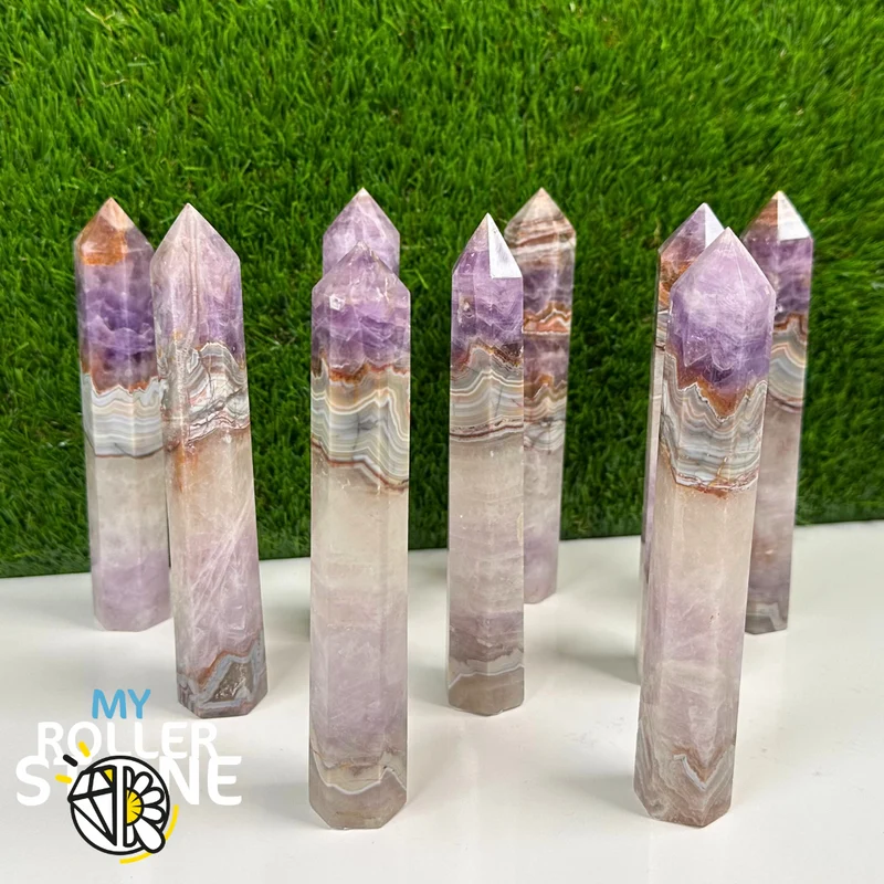 Amethyst-Achatspitze