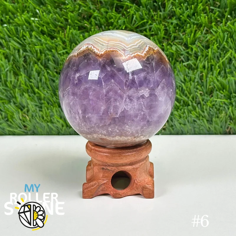 Achatisierte Amethystkugel