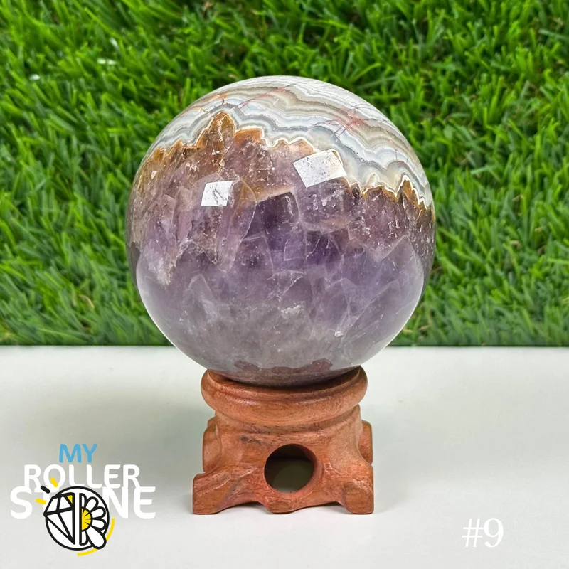 Achatisierte Amethystkugel