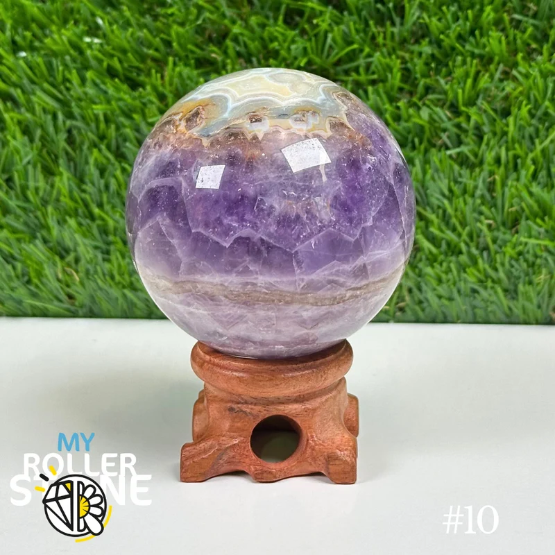 Achatisierte Amethystkugel
