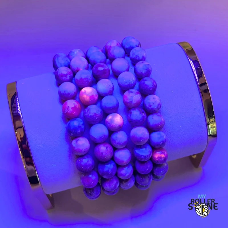 Hochwertiges Hackmanit-Armband