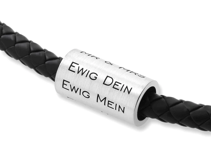 NAMENSCHMUCK KAUTSCHUK KETTE MIT ROLLE HERRENSCHMUCK
