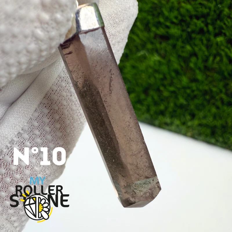 Anhänger aus Rauchquarz und Silber