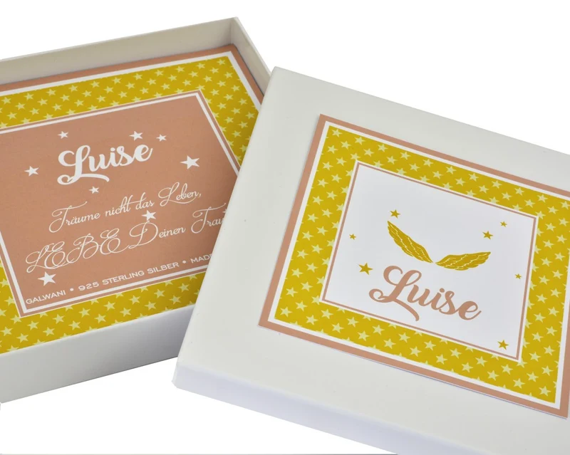 SCHMUCKBOX, SCHACHTEL PERSONALISIERT, GESCHENKSCHACHTEL MIT NAMEN