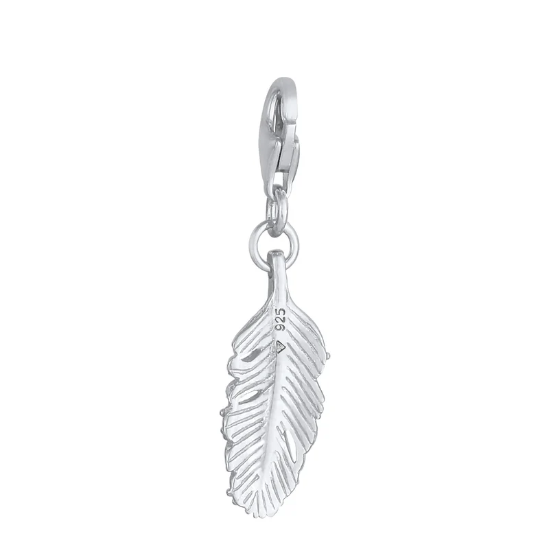Charm Feder | Kristall ( Rosa )