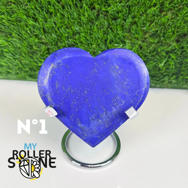 Lapislazuli Herz mit Ständer