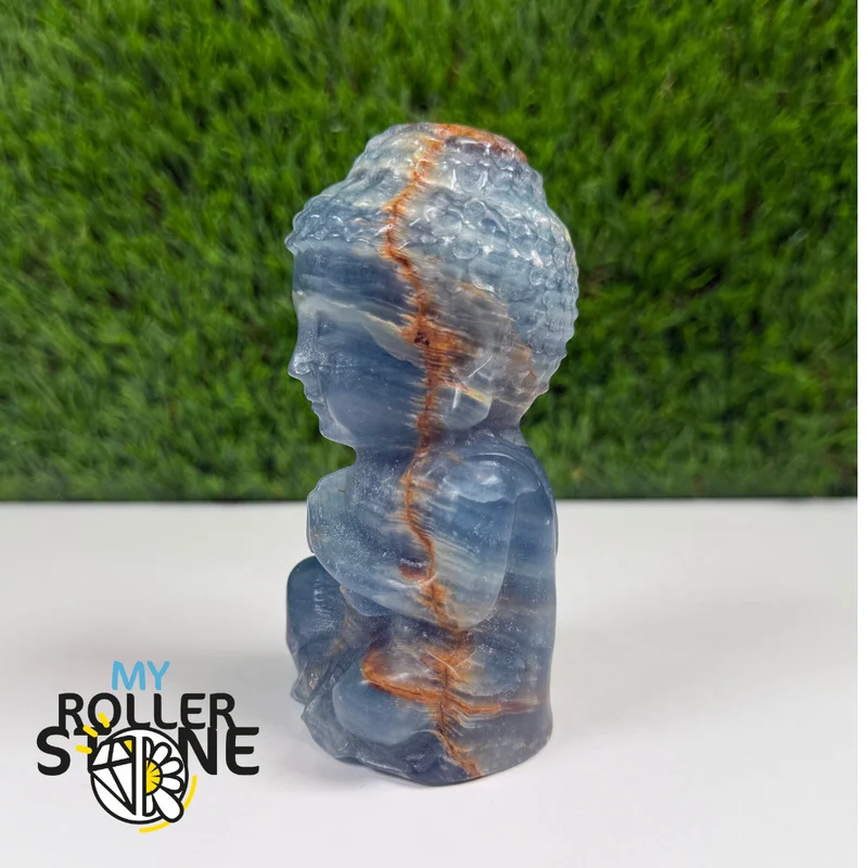 Blauer Onyx-Buddha