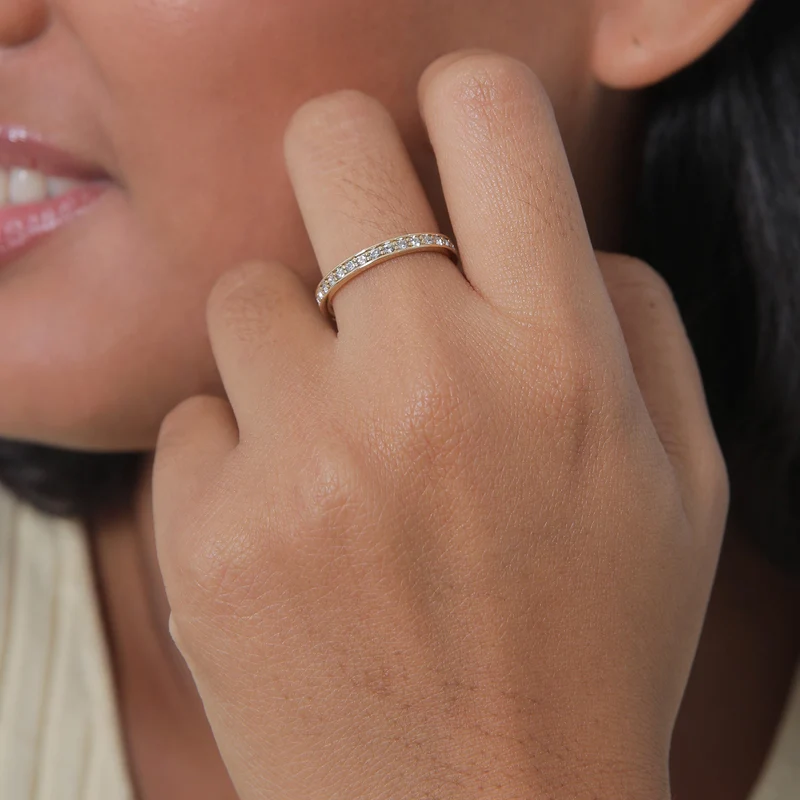 Bandring | Mit Kristallen von Swarovski® (Weiß)