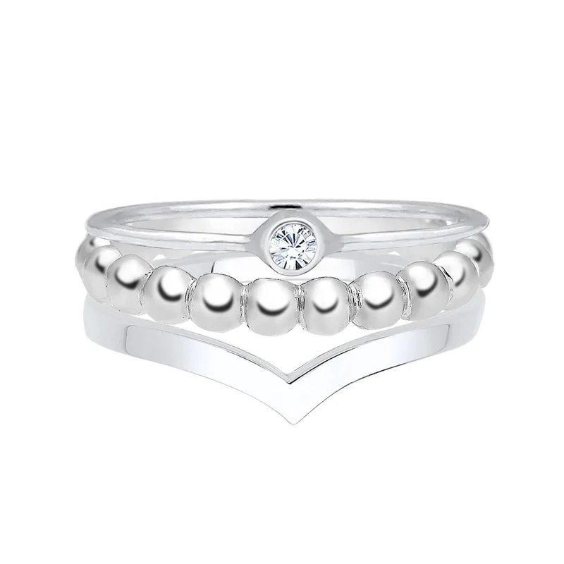 Solitär-Ring | Mit Kristallen von Swarovski® (Weiß)