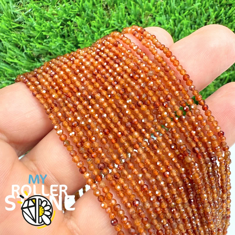 Spessartin Granat Facettierte Perle 3A