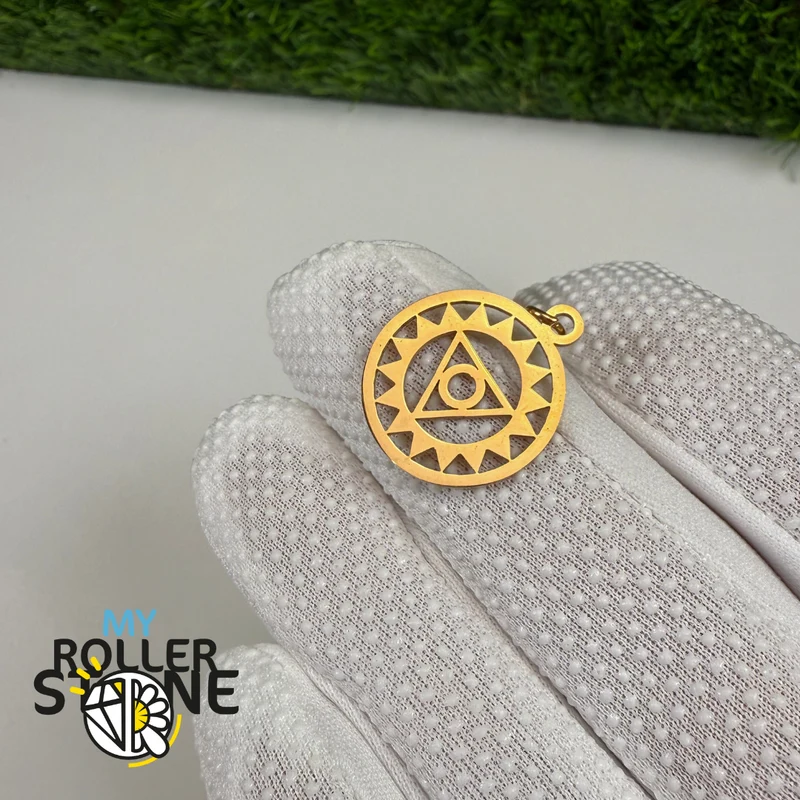 Chakra-Anhänger aus vergoldetem Edelstahl (7 Varianten)