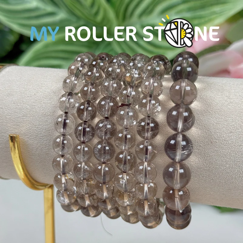 5A Schwarzes Azeztulit-Armband
