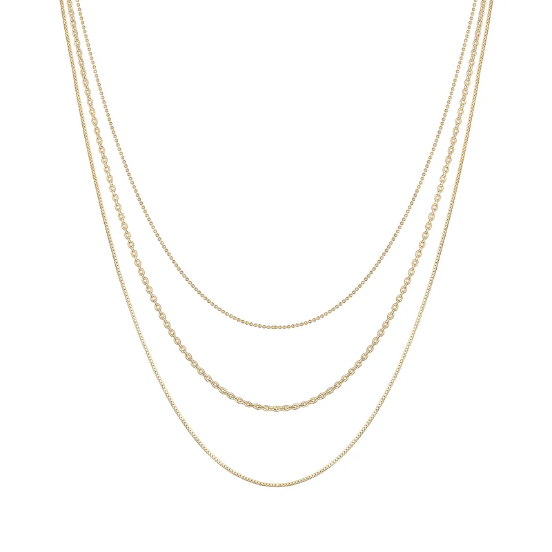 Layer-Halskette Basic Chains