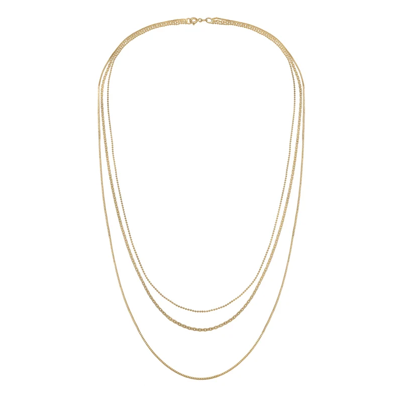 Layer-Halskette Basic Chains