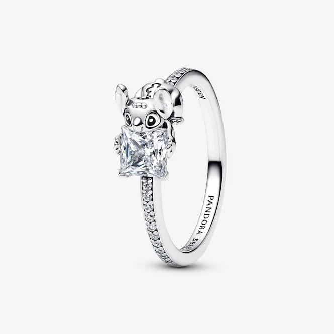 Disney Stitch & Stone Ring, Size 52
