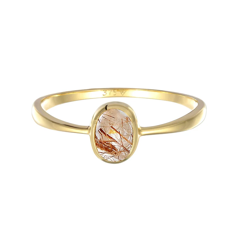Solitär-Ring | Quarz (Rosa)