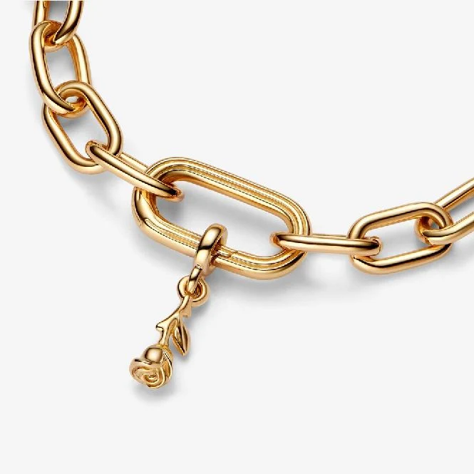 ME Gold Romance Rose Mini Dangle Charms