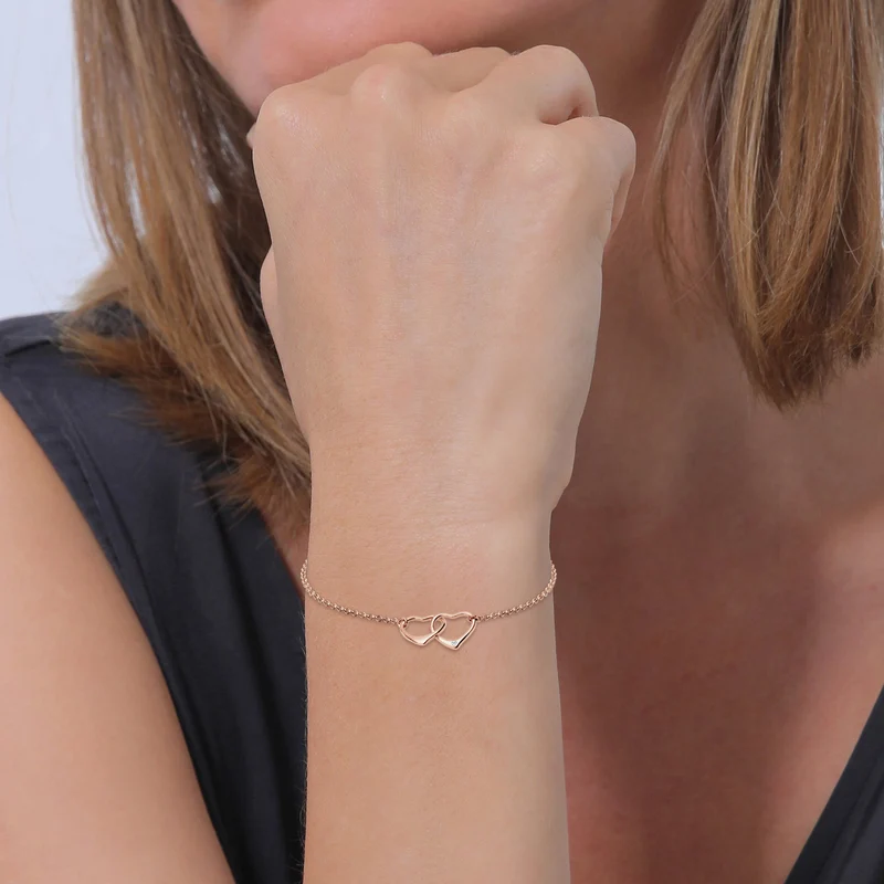 Armband Herz | Diamant ( Weiß, 0,015 ct )