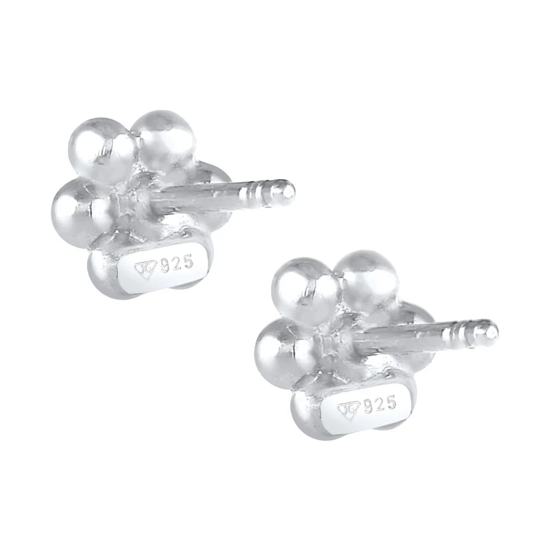 Ohrring Blume | Perle, Kristall ( Rosa )